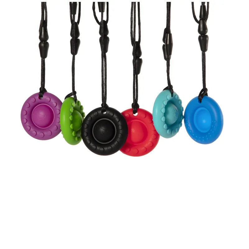 Baby Teether Wristband & Robot Chew Necklace Set