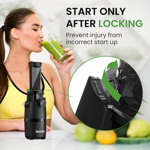 Cold Press Slow Juicer Machine – Compact 70 RPM