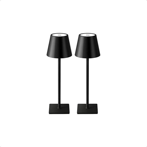 2-Pack Cordless LED Table Lamps – Rechargeable & Dimmable
