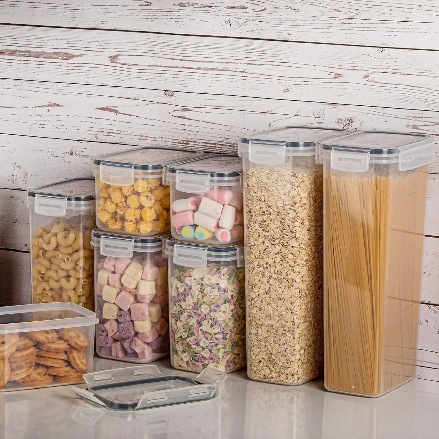 24-Piece Airtight Food Storage Container Set with Labels