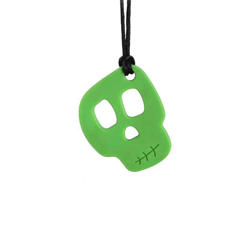 Baby Teether Wristband & Robot Chew Necklace Set