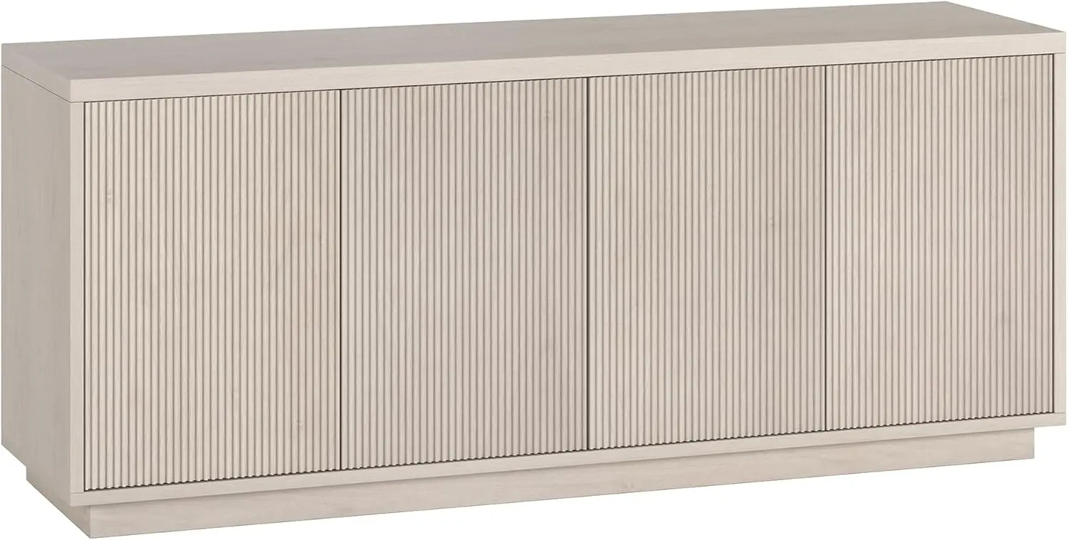Hanson 70" TV Stand – Alder White Finish
