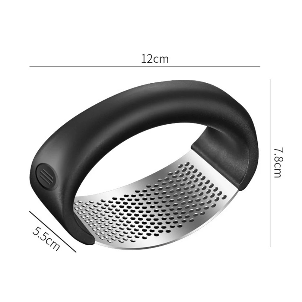 Stainless Steel Garlic Press Crusher