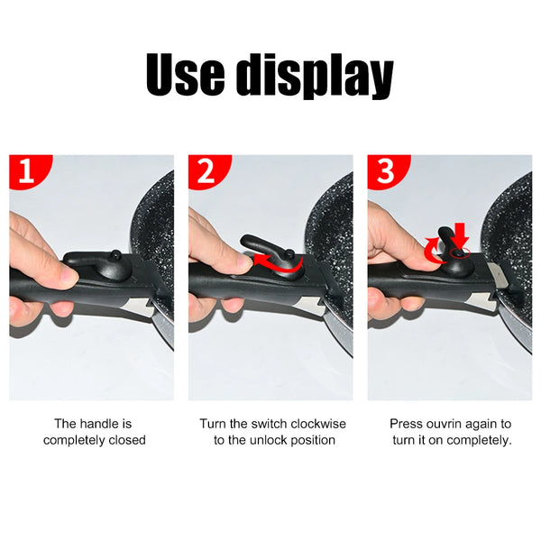 Universal Detachable Anti-Scald Pan Handle Clip