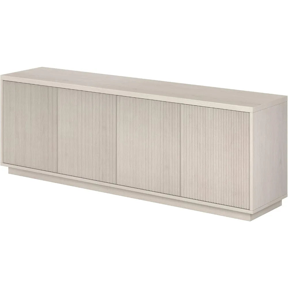 Hanson 70" TV Stand – Alder White Finish
