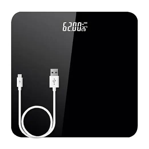 Digital Glass Bathroom Scale with LCD Display
