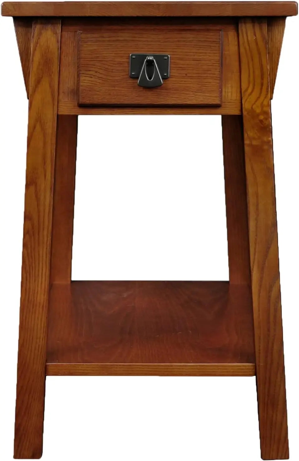 9059-RS Solid Wood End Table with Drawer – Russet Finish