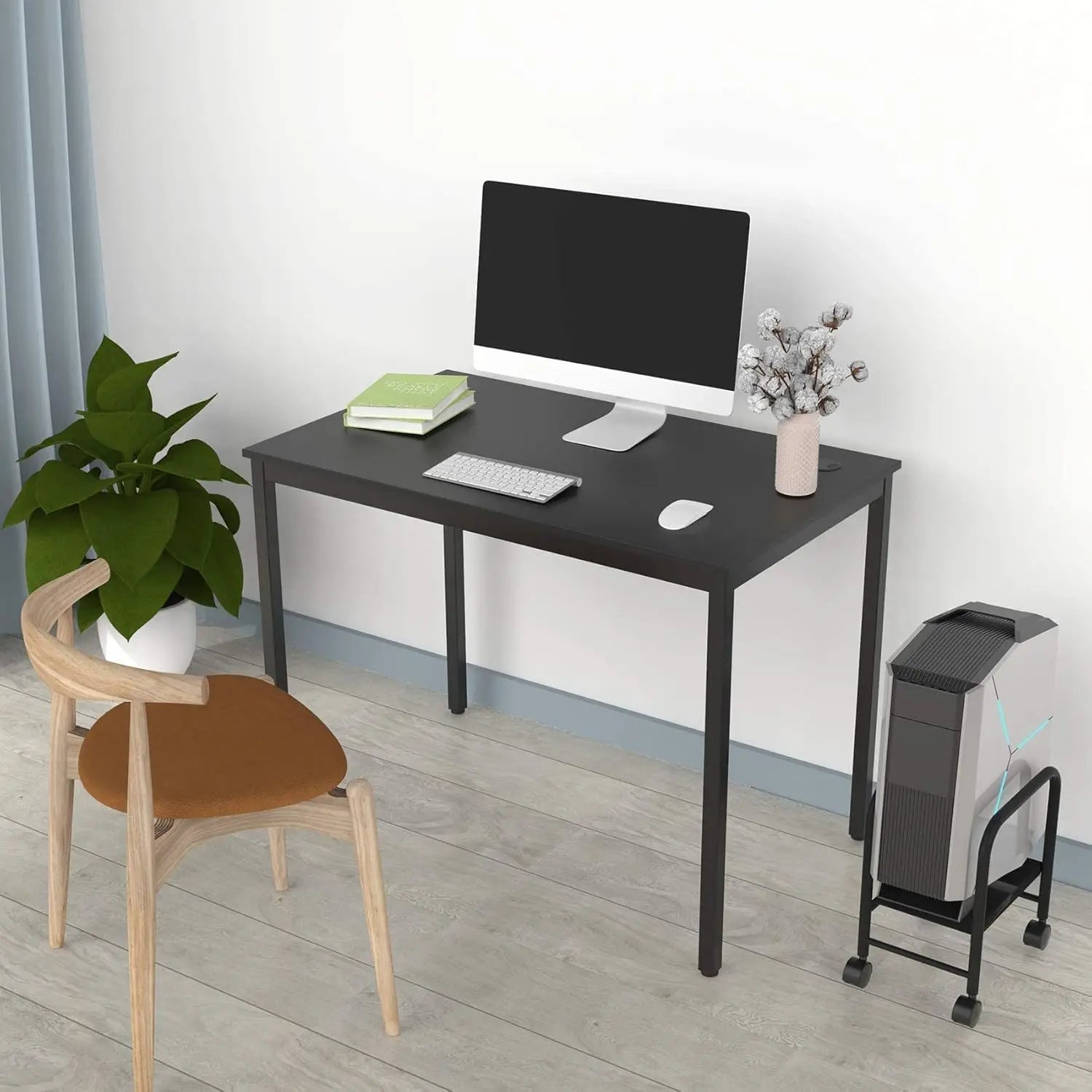 39" Study Computer Desk – Modern Small Space Desk