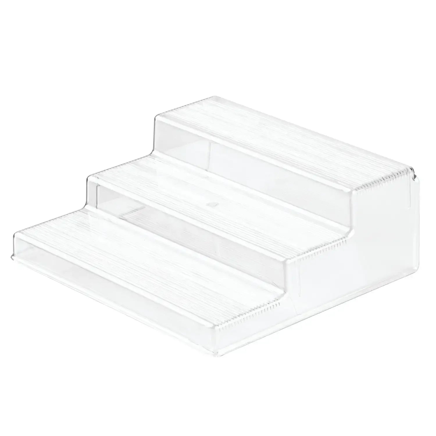 iDesign Clear 3‑Tier Pantry Organizer (8.8 × 10 × 3.5 in)