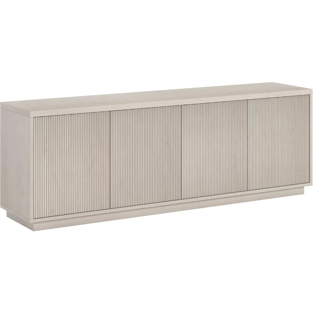 Hanson 70" TV Stand – Alder White Finish