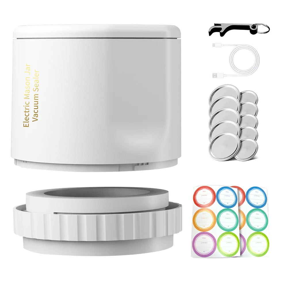 Cordless Mason Jar Vacuum Sealer Kit