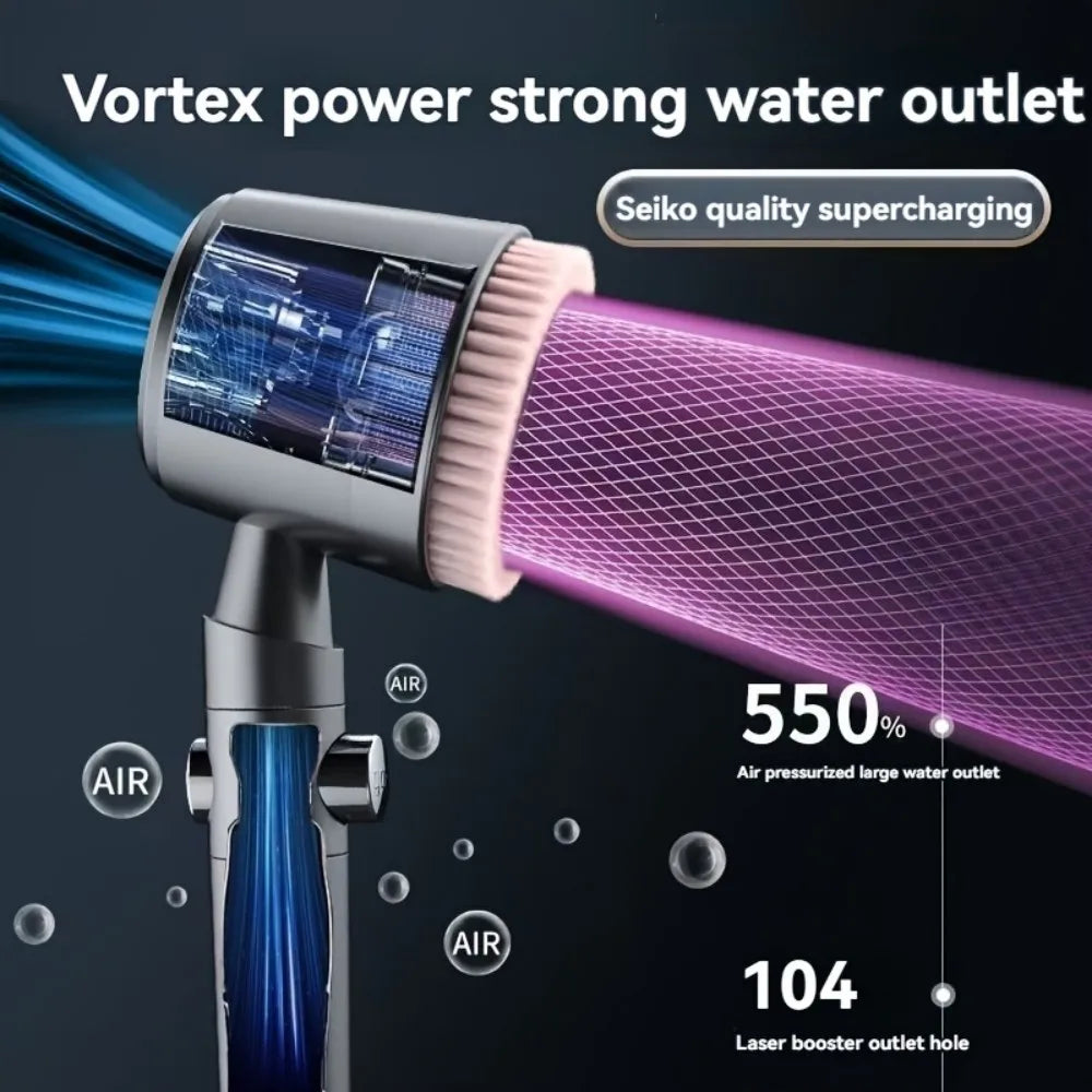 5-Mode High Pressure Turbo Handheld Shower Head