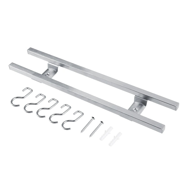 Wall-Mounted Double Bar Magnetic Knife Holder