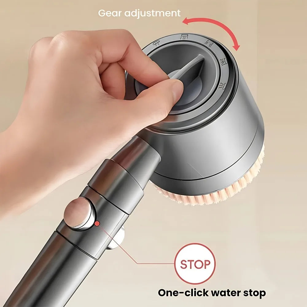 5-Mode High Pressure Turbo Handheld Shower Head