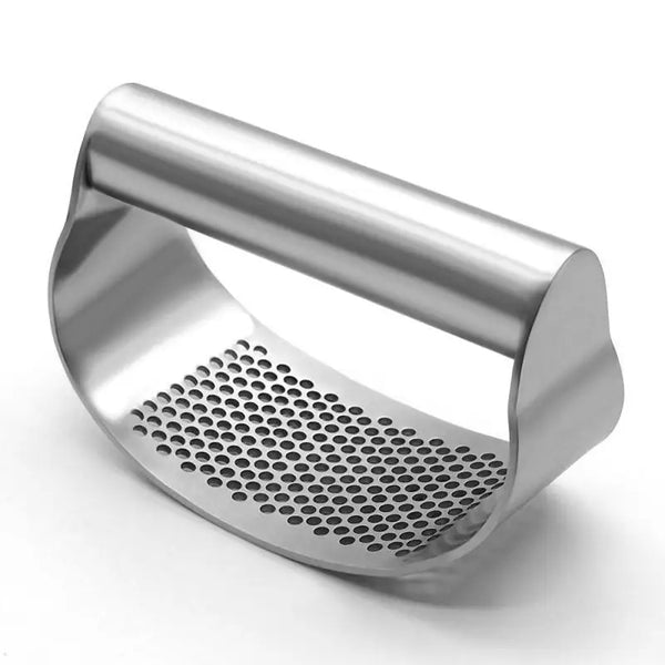 Stainless Steel Garlic Press – Manual Mincer & Kitchen Gadget