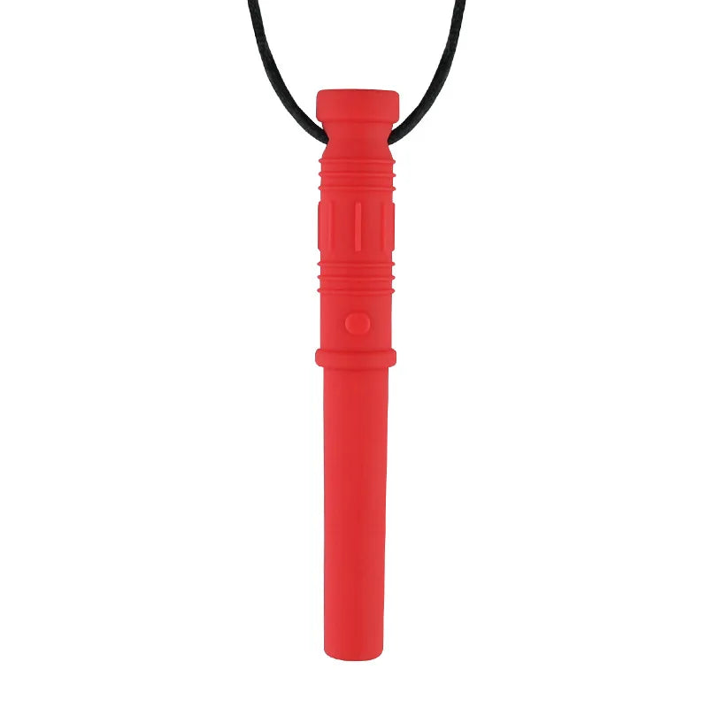 Baby Teether Wristband & Robot Chew Necklace Set
