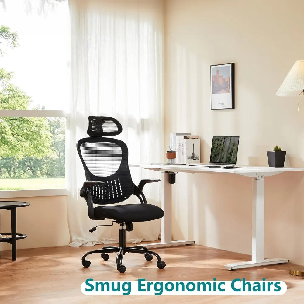 Ergonomic High-Back Office Chair with Lumbar Support