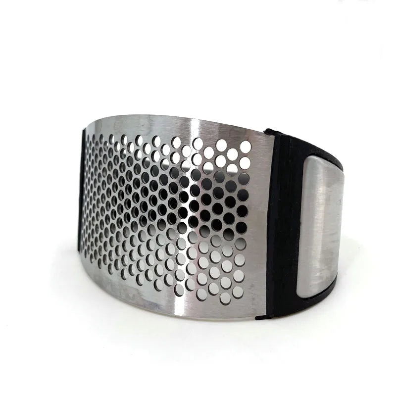Stainless Steel Garlic Press – Manual Mincer & Kitchen Gadget