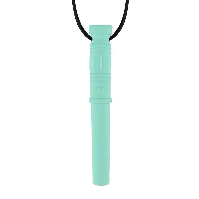 Baby Teether Wristband & Robot Chew Necklace Set