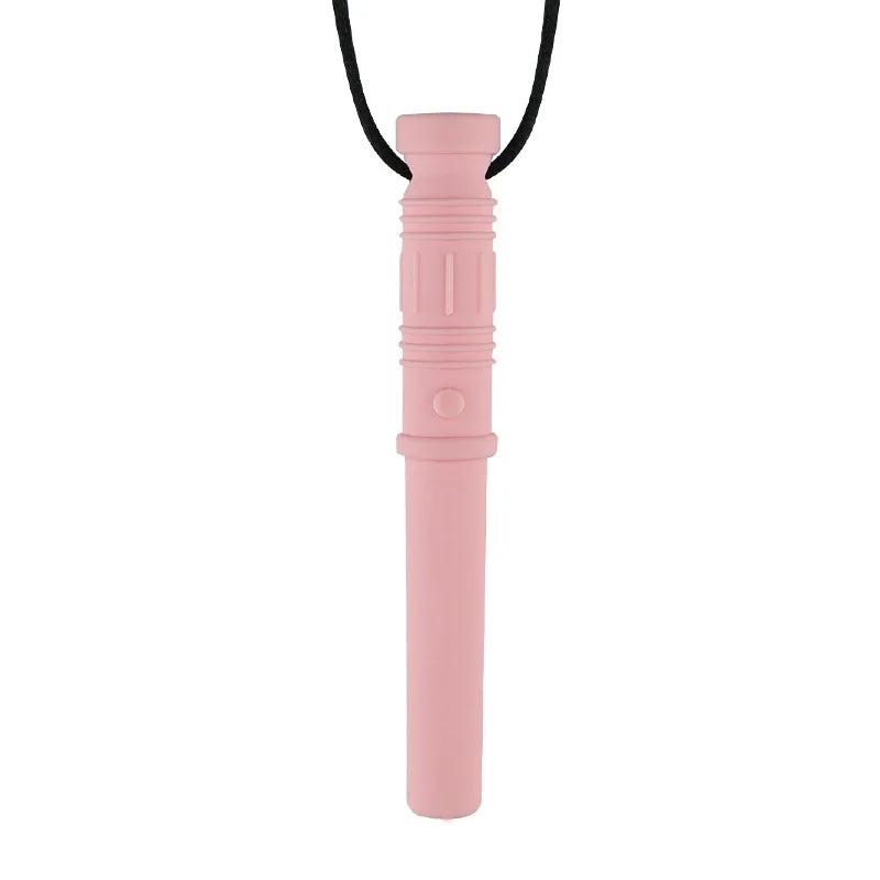 Baby Teether Wristband & Robot Chew Necklace Set