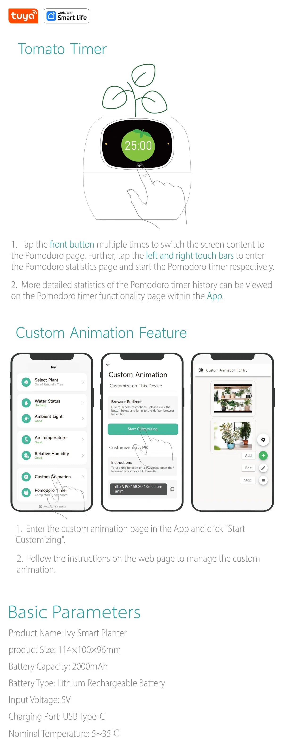 Tuya Ivy Smart Planter – The AI-Powered Plant Companion